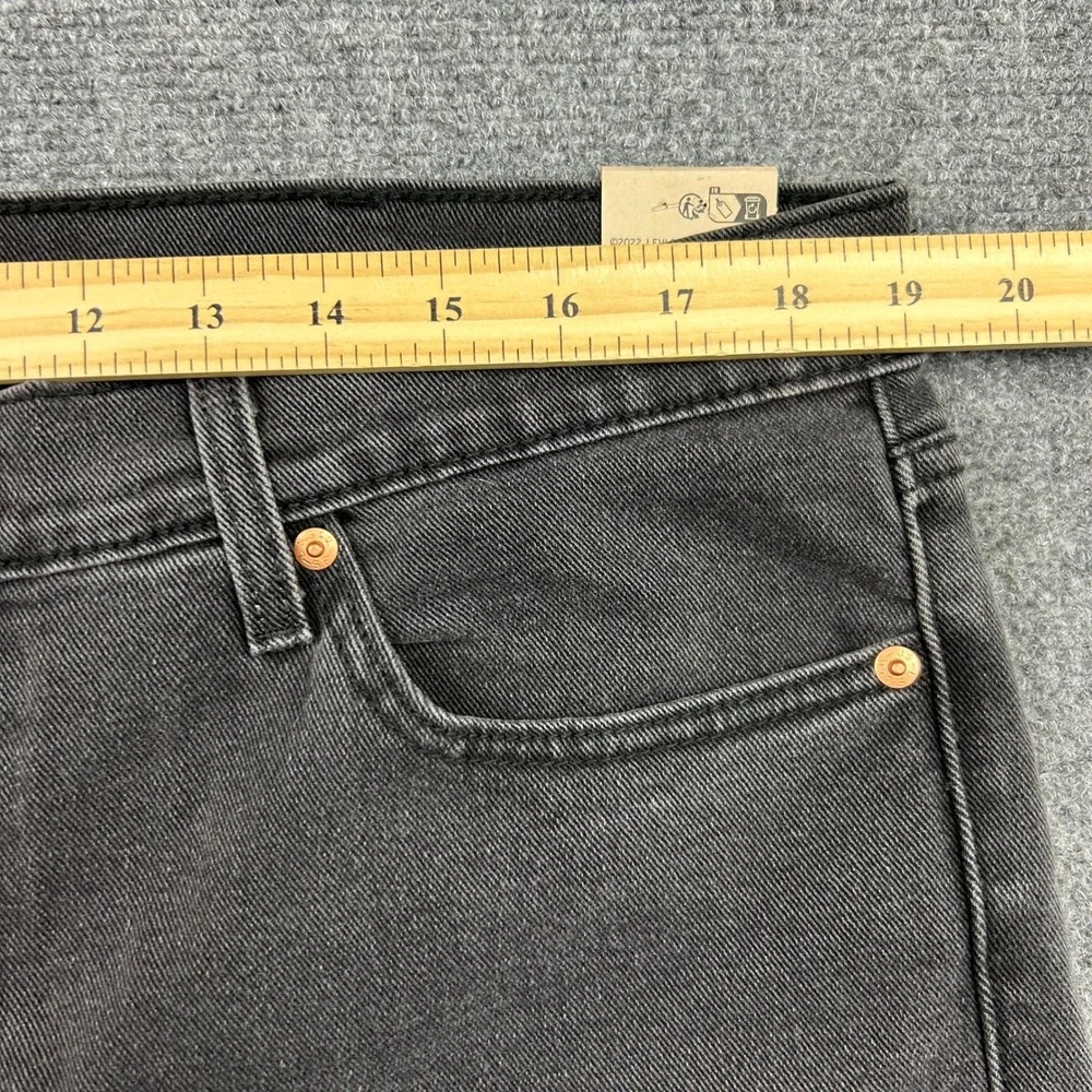 Levi's 511 Slim Jeans Mens 38x30 Black Stretch 5-Pocket Denim Pants